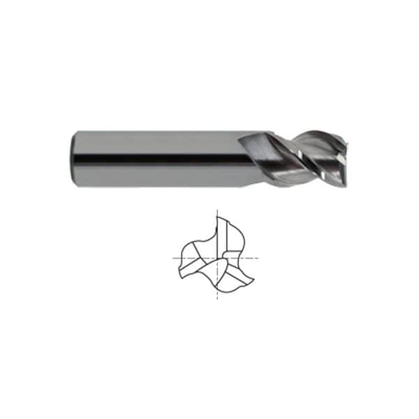 Yg-1 Tool 3 Flute Stub Length 45 Degree Helix Alu-Power 25588 - main